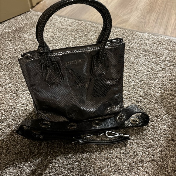 Micheal Kors Bag - Silver Mini Tote - Picture 2 of 5